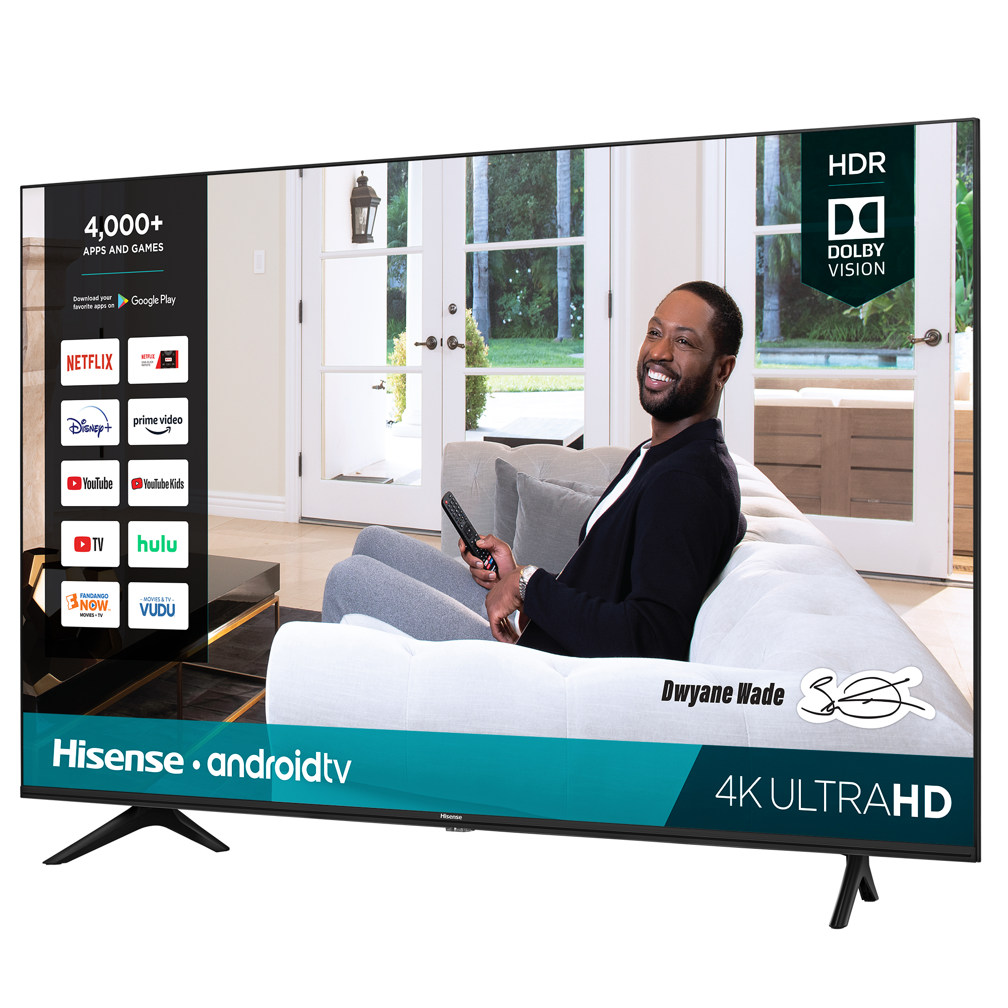 Hisense 43 inch H65-Series 4K UHD Smart Android TV (43H6570G) - image 7 of 11