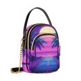 thumbnail image 7 of FORMRS Crossbody Bag for Women Quilted Travel Shoulder Cell Phone Purse with Chain Strap Handbag, Purple Digital Art, 7 of 7