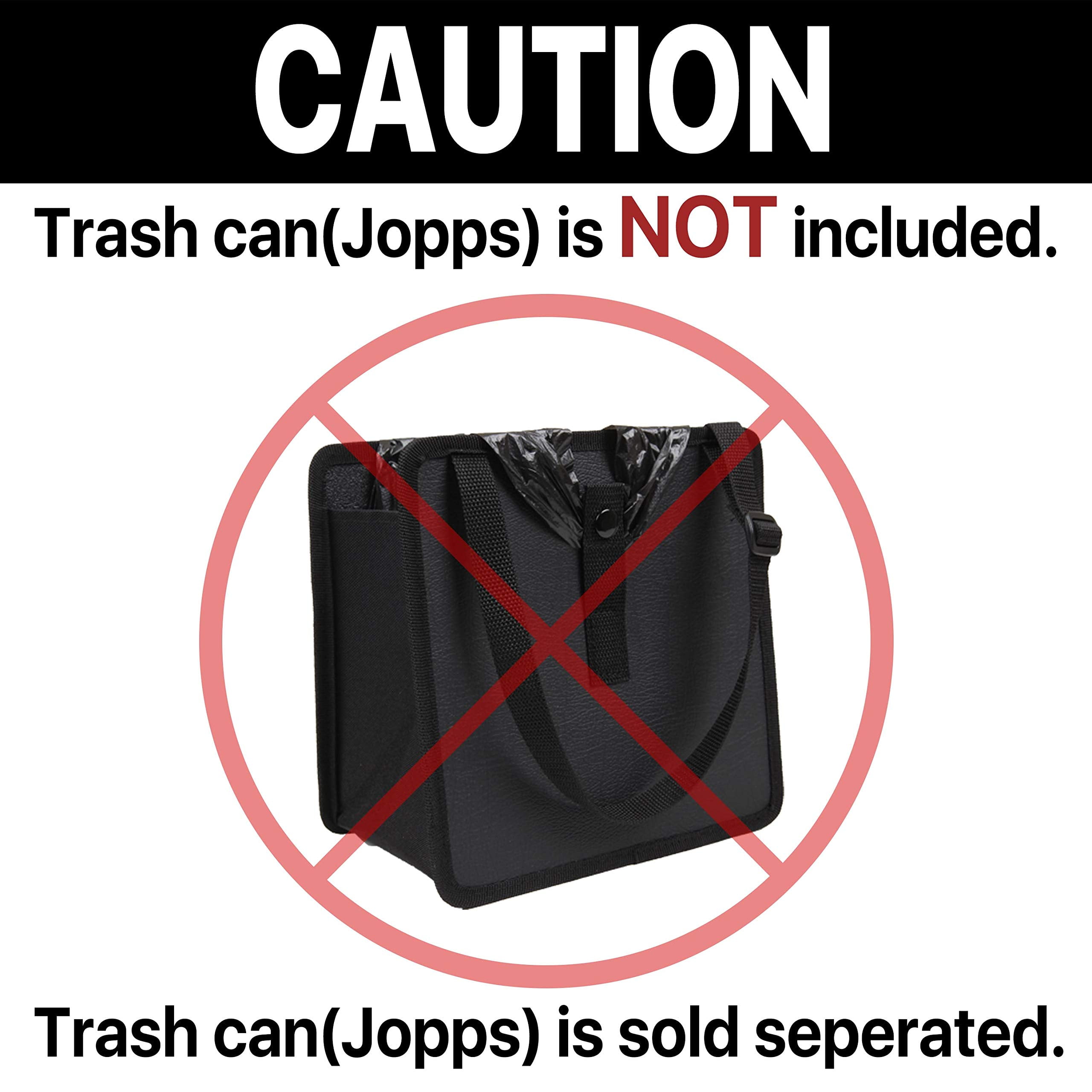  KMMOTORS Car Trash Can, Leather Trash Bag Foldable