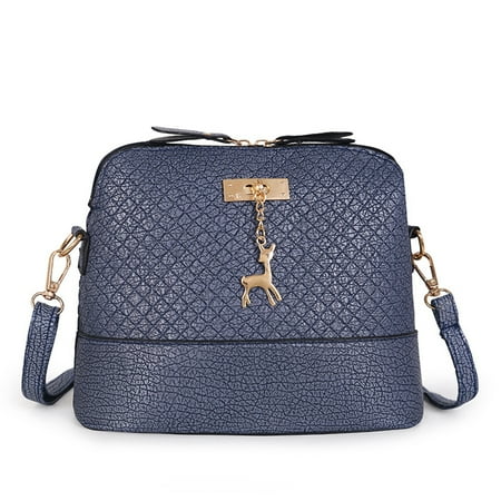 

Women s Crossbody Shoulder Bag Stereo PU Zipper Bag with Pendant Scratch resistant Messenger Satchel for Lady Daily New
