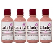 (4 pack) Calamine Lotion by Caladryl, Skin Protectant plus Itch Relief, 6 Fl Oz
