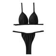 thumbnail image 1 of Conjunto de bikini Gibobby Sexy de color sólido para mujer, 1 of 4