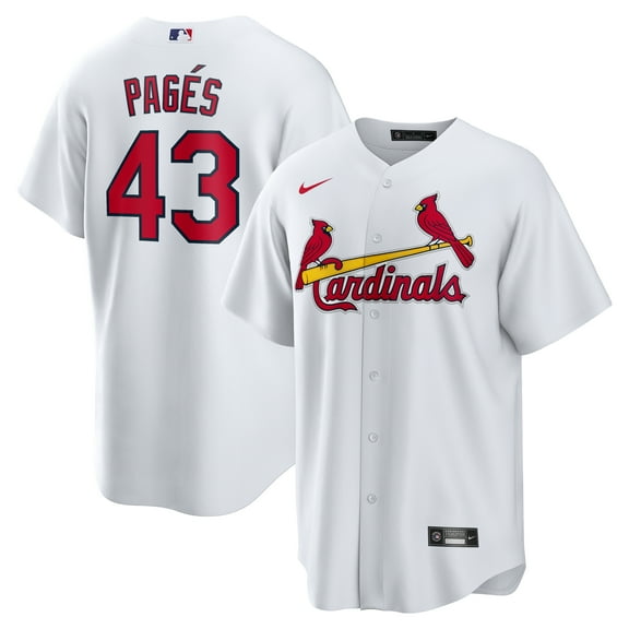Men's Nike Pedro Pag-s White St. Louis Cardinals Home Replica Jersey
