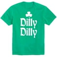 thumbnail image 2 of St. Patrick's Day Dilly Dilly Clover Printed Design Tshirt Short Sleeve T-Shirt Soft and Comfy Shirt, Lightweight Shirt Irish Party Green Tee Medium, 2 of 3