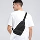 thumbnail image 5 of Thickened Zipper Outdoor Canvas Chest Bag Men's Chest Bag Hiking Backpack Multipurpose Crossbody Chest Bag Messenger Bag Men's Chest Bag, 5 of 6