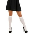thumbnail image 1 of Bas Opaques Blancs Hauteur Genou pour Femmes, 1 of 1