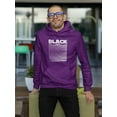 thumbnail image 2 of Black Whyte Techno Style Hoodie Men -Image by Shutterstock, Male Small, 2 of 4