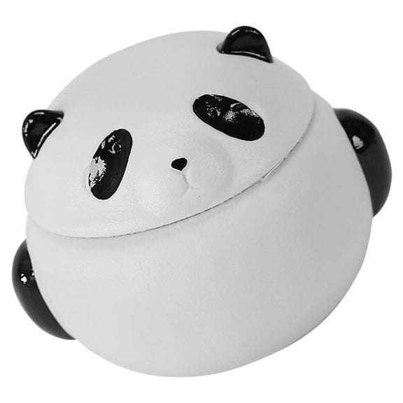 unbranded Cute Panda Ceramic Sealed Tea Jar Storage Cookie Jar Food Storage Jar For Loose Tea Coffee Kitchen Office Tea House