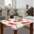 thumbnail image 6 of Watermelon Ice Lolly Square Fitted Table Cover Elastic Tablecloth Reusable Waterproof Fabric Table Cloth for Dining Kitchen Party Indoor Outdoor, 34X34 Inch, 6 of 6