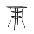 thumbnail image 4 of Patio Festival Metal 3-Piece Outdoor Bistro Set in Black/White, 4 of 10
