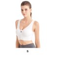 thumbnail image 4 of Guardoinrt Polyester Made Sports Bra Breathable And Fine Stitching For Comfortable Fit Exquisite Craft Top Bras white S, 4 of 6