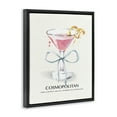 thumbnail image 4 of Stupell Industries Pastel Cocktail with Bow Food & Beverage Painting Black Floater Framed Canvas Art Print Wall Art, 17 x 21, 4 of 10