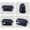 thumbnail image 5 of Makeup Bag Cosmetic Travel Bag Waterproof Toiletry Bag for Women Nylon Dark Blue 27.5x19x15cm, 5 of 6