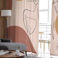 thumbnail image 5 of Simple Abstract Line Art Curtains For Living Room Luxury Baby Bedroom Tulle Curtains Kitchen Room Modern Style Sheer Curtains, 5 of 7
