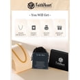 thumbnail image 4 of FaithHeart Golden Cuban Link Chain Men Necklace Waterproof Stainless Steel Jewelry Gift with Card To My Man for Husband Boyfriend Birthday Valentine's Day 6mm 20", 4 of 10