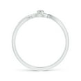 thumbnail image 2 of Solitaire Round Diamond Infinity Promise Ring in Silver (Weight: 0.04ctwt), 2 of 4