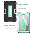 thumbnail image 3 of Dteck Case With Screen Protector For Samsung Galaxy Tab A 8.0 SM-T290 2019 Released (8.0 inches),Shockproof Rubber Armor Hybrid Case Kickstand Hard Protective Cover ,Black+Mint, 3 of 6