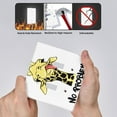 thumbnail image 4 of PAYOHTO Toggle Light Switch Wall Plate Cool Giraffe Double Switch Cover Standard Size 2-Gang 4.50" x 4.5" Unbreakable Polycarbonate Thermoplastic, 4 of 6