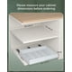 thumbnail image 2 of 2-piezas Organizador Deslizable Cocina, Organizador de Cocina con 3 Rieles Adhesivo, Cajones Organizadores para Alacena, Anchura Ajustable 32CM-52CM, Para uso en cocinas, armarios, baños, etc., 2 of 7
