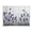 Lavender and Bees, variant on Acrylic Tray Clear Serving Tray Rectangle Decorative Tray with Cut Handle Vibrant Abstract Floral