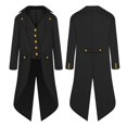 thumbnail image 1 of Chaqueta de frac medieval para niño, disfraz de Halloween, estilo gótico, steampunk, vintage, victoriano, uniforme., 1 of 5