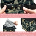 thumbnail image 4 of Christmas Foldable Car Garbage Can with Lid, Leak-Proof, and Hanging Storage Bag - Trash Can for Car, Car Trash Bin, Mini Trash Can, 4 of 6