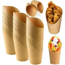 Dalrosia French Fry Cups Disposable Paper Cup Charcuterie Cups Disposable French Fry Holder Pack Of 50 Appetizer Cups