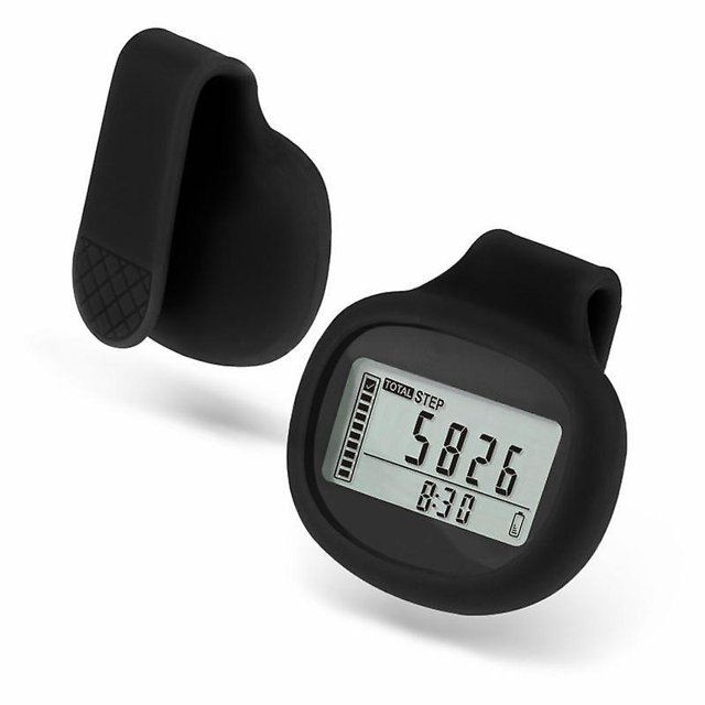 Pet Pedometer 3d Silicone Multifunctional Pedometer Large Screen Digital Display 3d Backclip Pedometer