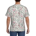 thumbnail image 3 of Vsdgher Fairy Floral Print Men's Dry Fit Mesh Athletic Shirts Moisture Wicking Tennis T-Shirt Tops, 3 of 9