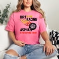 thumbnail image 2 of Dirt And Asphalt Racing Enthusiast, Crunchberry Comfort Colors T-Shirt, Large, 2 of 3