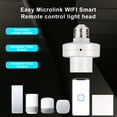 thumbnail image 2 of Tssuoun Smart WiFi Light Socket APP Remote Control E27 Lamp Holder Switch Screw-in Bulb Base Adapter Household Indoor Office Garage, 2 of 9