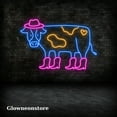 thumbnail image 3 of Glowneon Dairy Cow Neon Sign, Dairy Cow Led Light, Cow Farm Neon Sign, Farmer Outdoor Neon Decor, 3 of 4