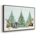 thumbnail image 3 of Christmas in the Forest Collection A - Framed Gallery Wrapped Holiday Canvas - 17 x 25 - Rosewood Frame, 3 of 8