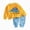 A87-Yellow, variant on 3-6 Months Toddler Baby Boy Fall Clothes Letter Long Sleeve Pullover Sweatshirt Tops Joggers Pants Set Winter Outfits Pajamas & Dailywear Winter Set