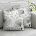 thumbnail image 3 of COMIO  Dandelion Throw Pillow Covers Set of Botanical Plant Flower Blossom Floral Wind Seed Pillowcases  Cushion Cover for Men Women Sofa Bed, 3 of 5