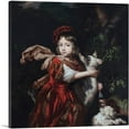 thumbnail image 1 of ARTCANVAS Portrait Of Young Boy Together Goat Dog In Landscape Canvas Art Print by Nicolaes Maes - Size: 18" x 18" (0.75" Deep), 1 of 9