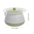 thumbnail image 2 of Monyance Portable Potty Portable Unisex Chamber Pot with Lid for Home Training & Camping(8.27X7.28X5.2Inches), 2 of 10