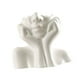 thumbnail image 5 of Jarrón con cara,Jarrón de cerámica blanca con cara minimalista decorativo,Jarrón con busto de medio cuerpo y cabeza de mujer para oficina,Jarrón nórdico moderno para la sala de estar del, 5 of 9