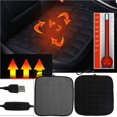 thumbnail image 2 of Scienceny Cojín de asiento de coche con calefacción Cojín de asiento cómodo antideslizante para clima frío e invierno Ventana automotriz Scienceny VI012356-00, 2 of 6