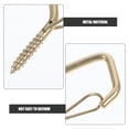 thumbnail image 3 of 10pcs String Lights Hook Screw Hook for Outdoor String Light Screw Hanger, 3 of 5