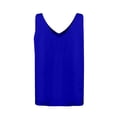 thumbnail image 3 of Tank Tops for Women Women's Vest Sleeveless Shirts for Women V Neck Tees Blouses Casual Basic Tops Pullover Tank Top Kagetolytai Blue 3X, 3 of 6