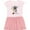 Pink With Stripes, variant on Inktastic I Heart Koalas Gift Toddler Girl Dress