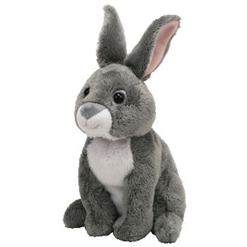grey bunny plush