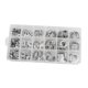 thumbnail image 4 of Surtido de arandelas planas de aluminio, anillos de sellado, tapón de drenaje de aceite métrico automotriz 450 piezas internas de 45 mm, 4 of 7