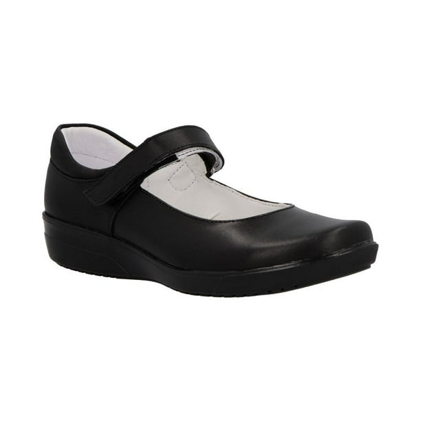 Zapato Tipo Escolar Yuyin Niña Formales Comodo negro 23.5