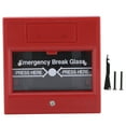 thumbnail image 3 of Glass Break Alarm Button, Emergency Exit Door Switch Fireproof Reliable Beautiful Red  For Escape Door Security System For  Door Escape Door, 3 of 8
