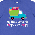 thumbnail image 4 of Inktastic Nana Loves Me Grandson Boys Youth T-Shirt, 4 of 5