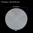 thumbnail image 2 of Unique Bargains 10pcs 7' Plastic Mesh Canvas Sheet 13 Count Round Needlepoint Blank Canvas for Embroidery, White, 2 of 5