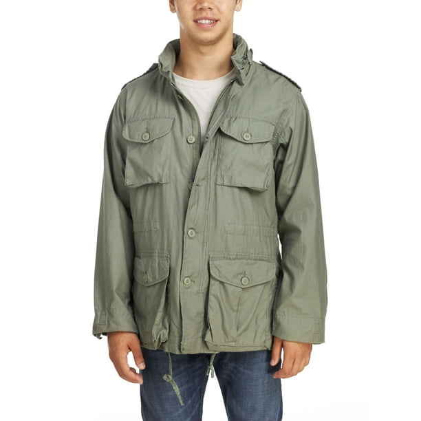 Rothco Rothco Men S Lightweight Vintage M 65 Field Jacket Sage Green Medium Walmart Com Walmart Com