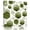 Green, variant on Wall Art Prints, Turquoise Marble Framed Canvas Prints for Bedroom Living Room Bathroom Office, Gold White Geometric Hexagon Modern Gallery Wrap Wall Art Poster for Gifts Home Decor 12"x12"